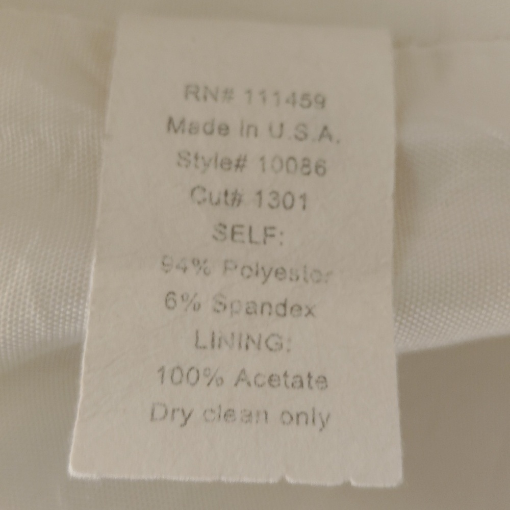 White House Black Market  Off-White Cropped Women's Pants - Picture 6 of 7